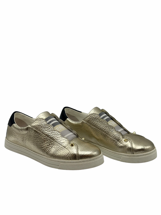Alpargatas Doradas Fendi Rockoclick (38)