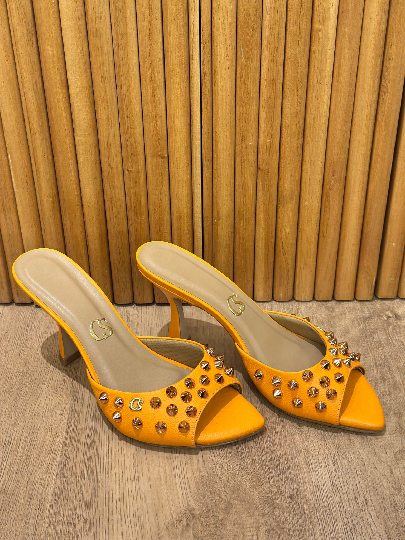 Sandalias Naranjas Carmen Steffens (38)