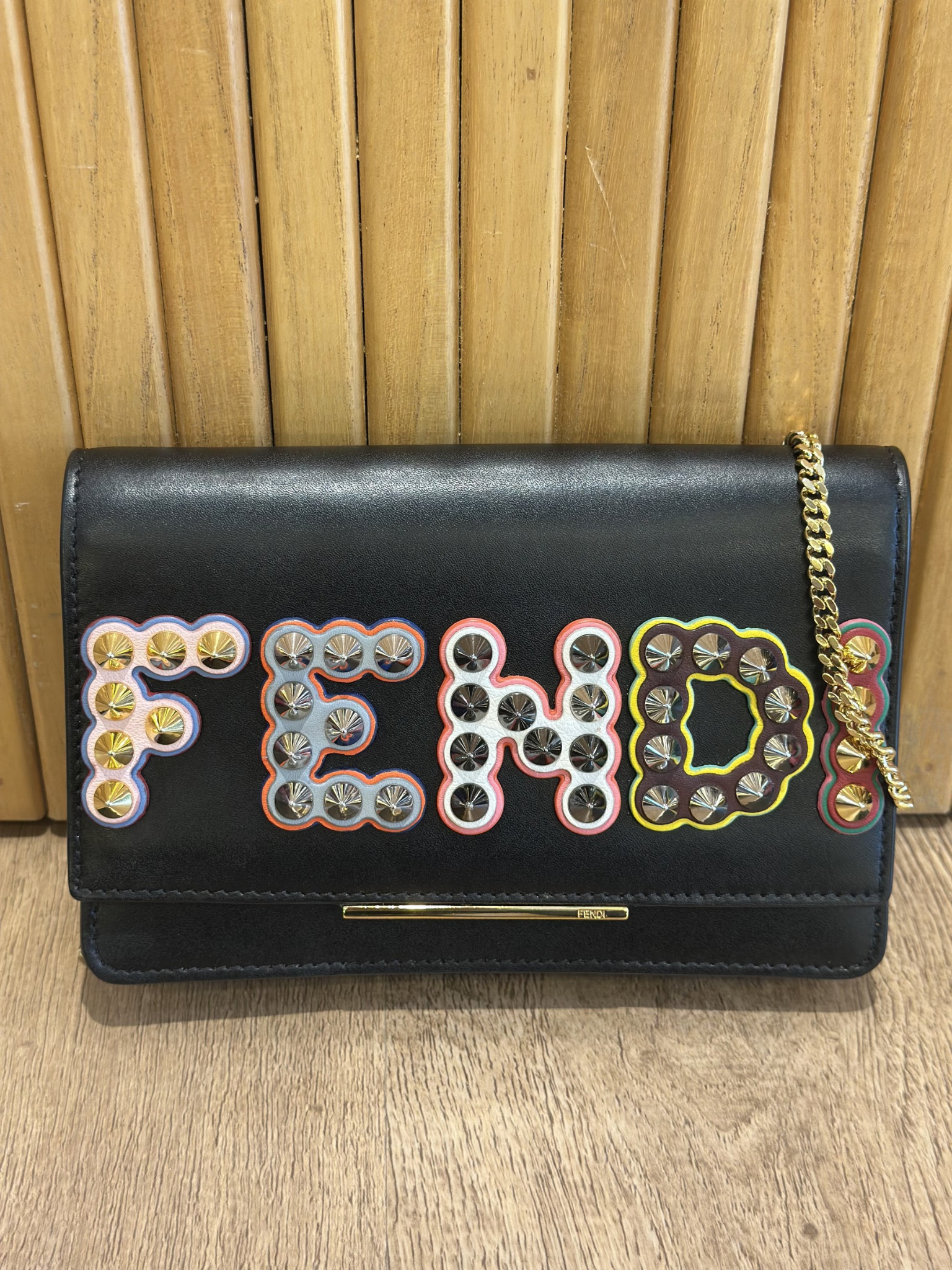 Bandolera Negra Fendi Fun Fair