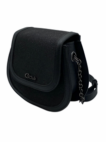 Bandolera Negra Brillante Cs Club