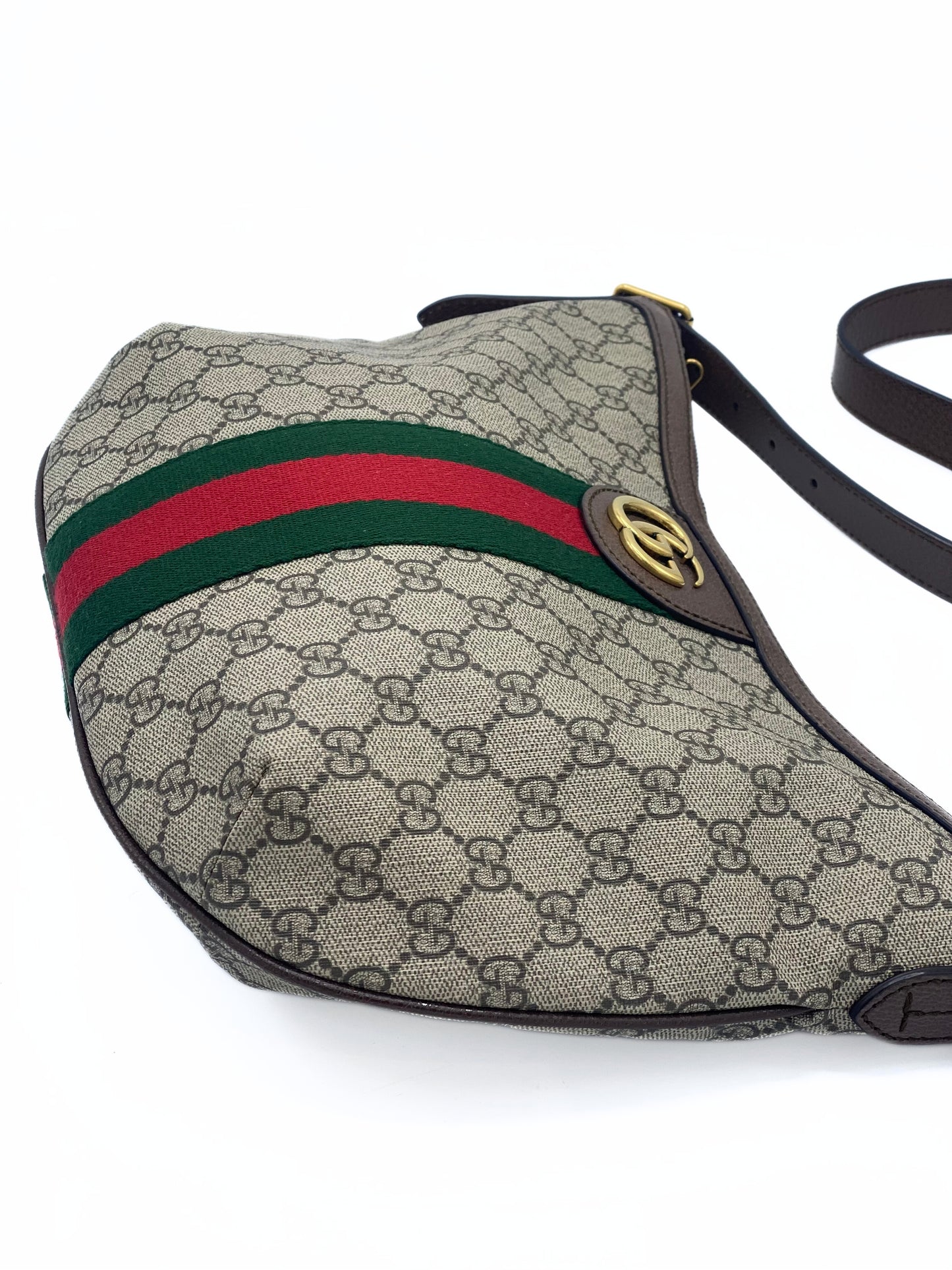 Bandolera Gucci Supreme GG Ophidia Half Moon