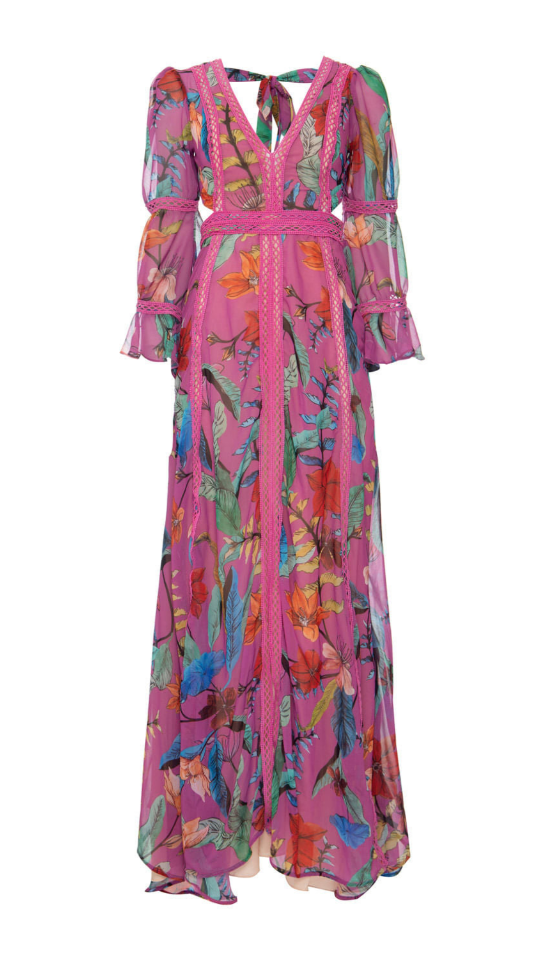 Vestido Rosado Pat Bo + Vestido Beige (M)