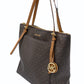 Cartera Michael Kors Ciara Monogram Marron