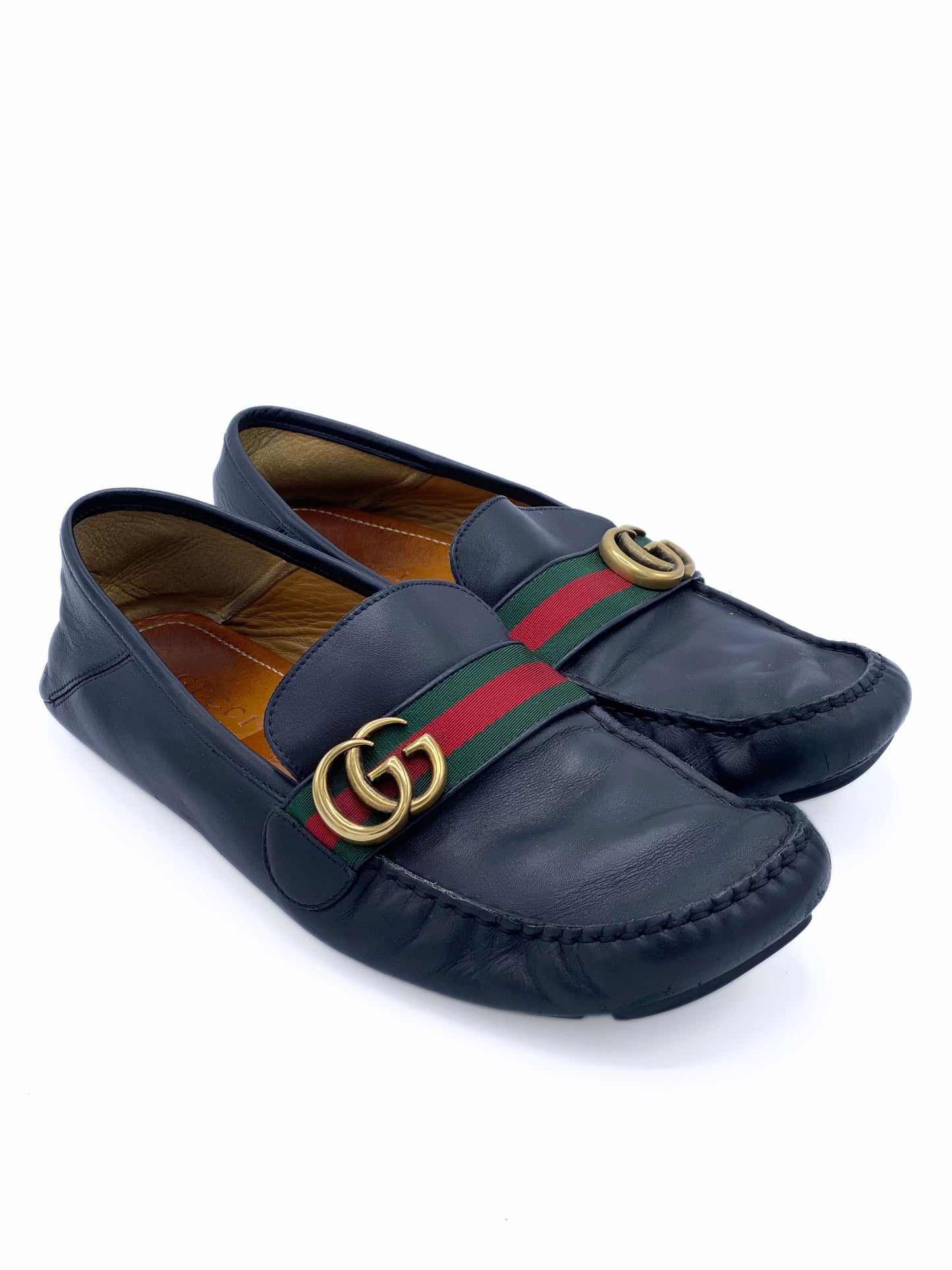 ⁠Loafers Gucci Marmont GG Web (US 42)