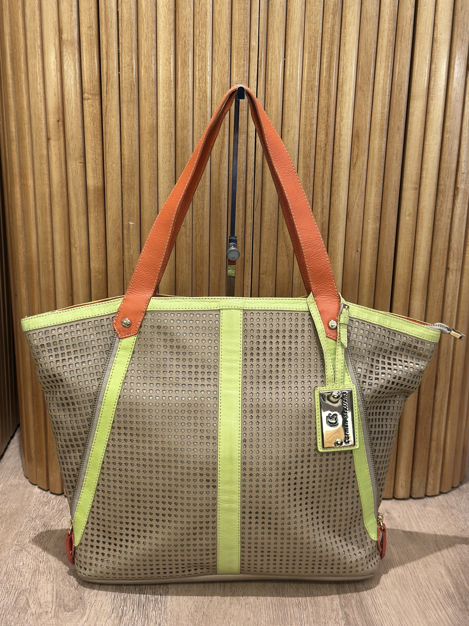 Cartera Beige Carmen Steffens Tote Bag