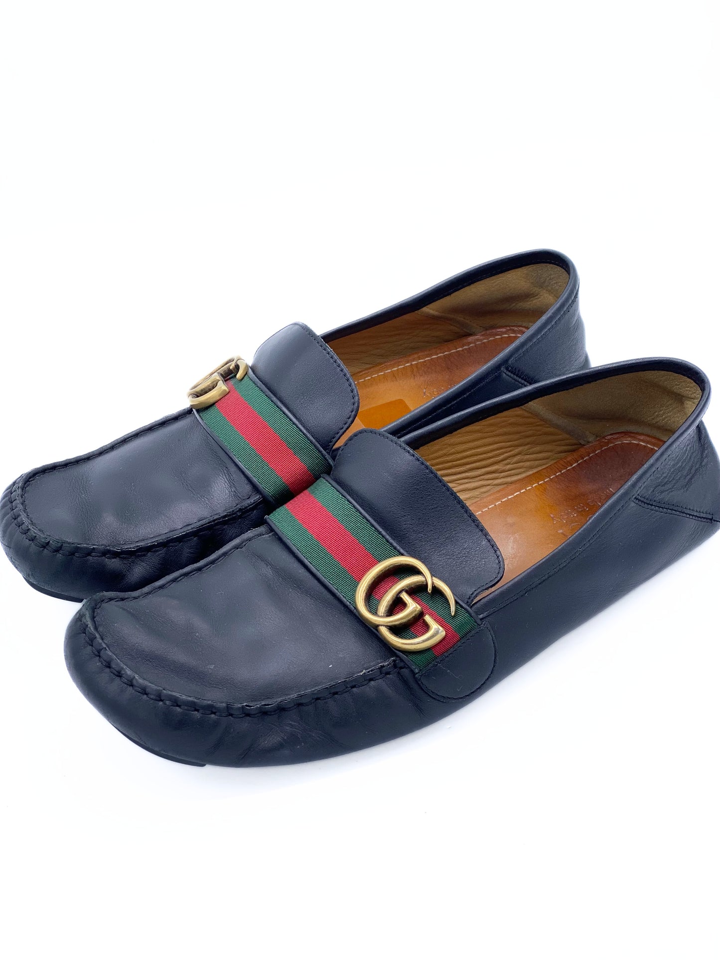 ⁠Loafers Gucci Marmont GG Web (US 42)