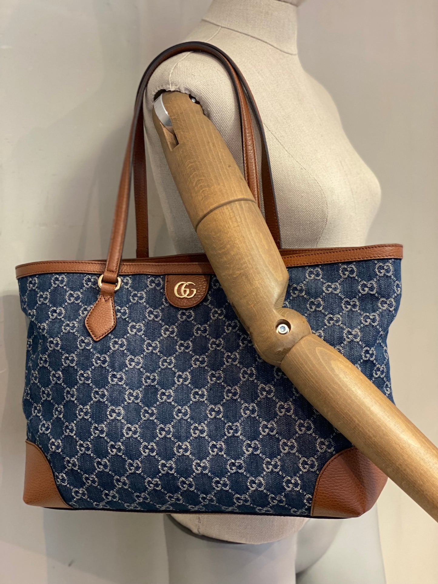 Cartera Gucci Ophidia GG Denim