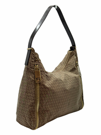 Cartera Beige Fendi Zucca Vintage