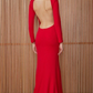 Vestido Largo Rojo Fabulous Agilitá (M)