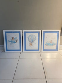 Set de 3 Cuadritos de Bebe 40 x 50 cm