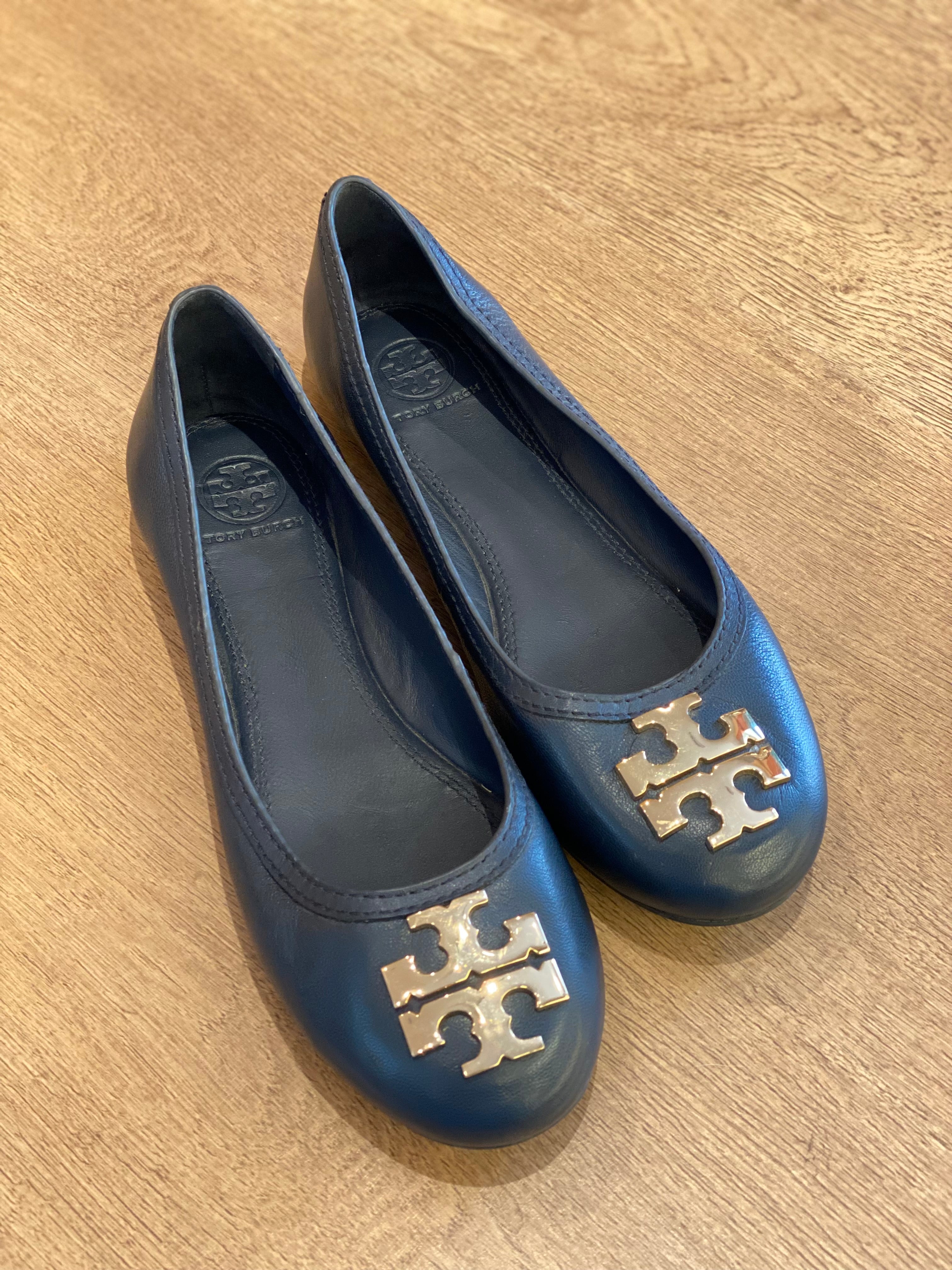 Chatita Bailarina Tory Burch Navy (37.5)