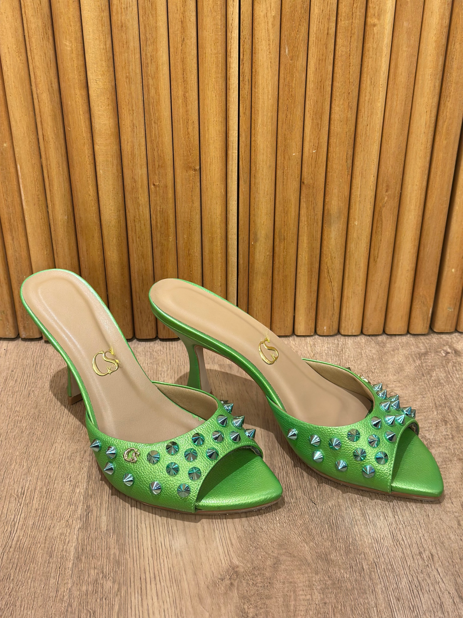 Sandalias Verdes Carmen Steffens (38)