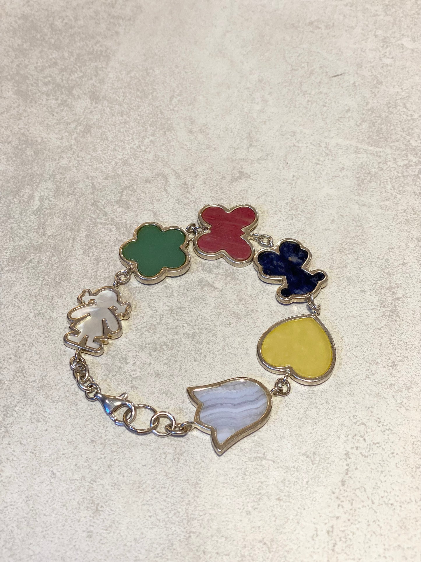 Pulsera Tous de Plata Arcoíris