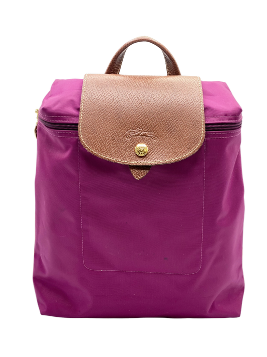 Mochila Longchamp Le Pliage Lila