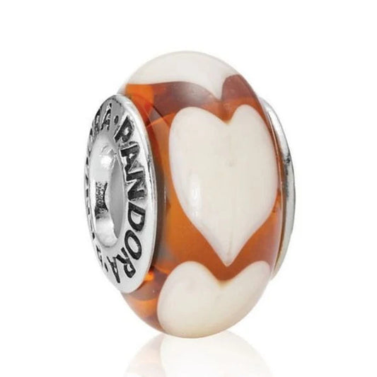 Charm Pandora Murano Amber