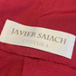 Vestido Elegante Rojo Javier Saiach (Talle M)
