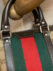Bolso de Mano Gucci Vintage Boston Ophidia Line