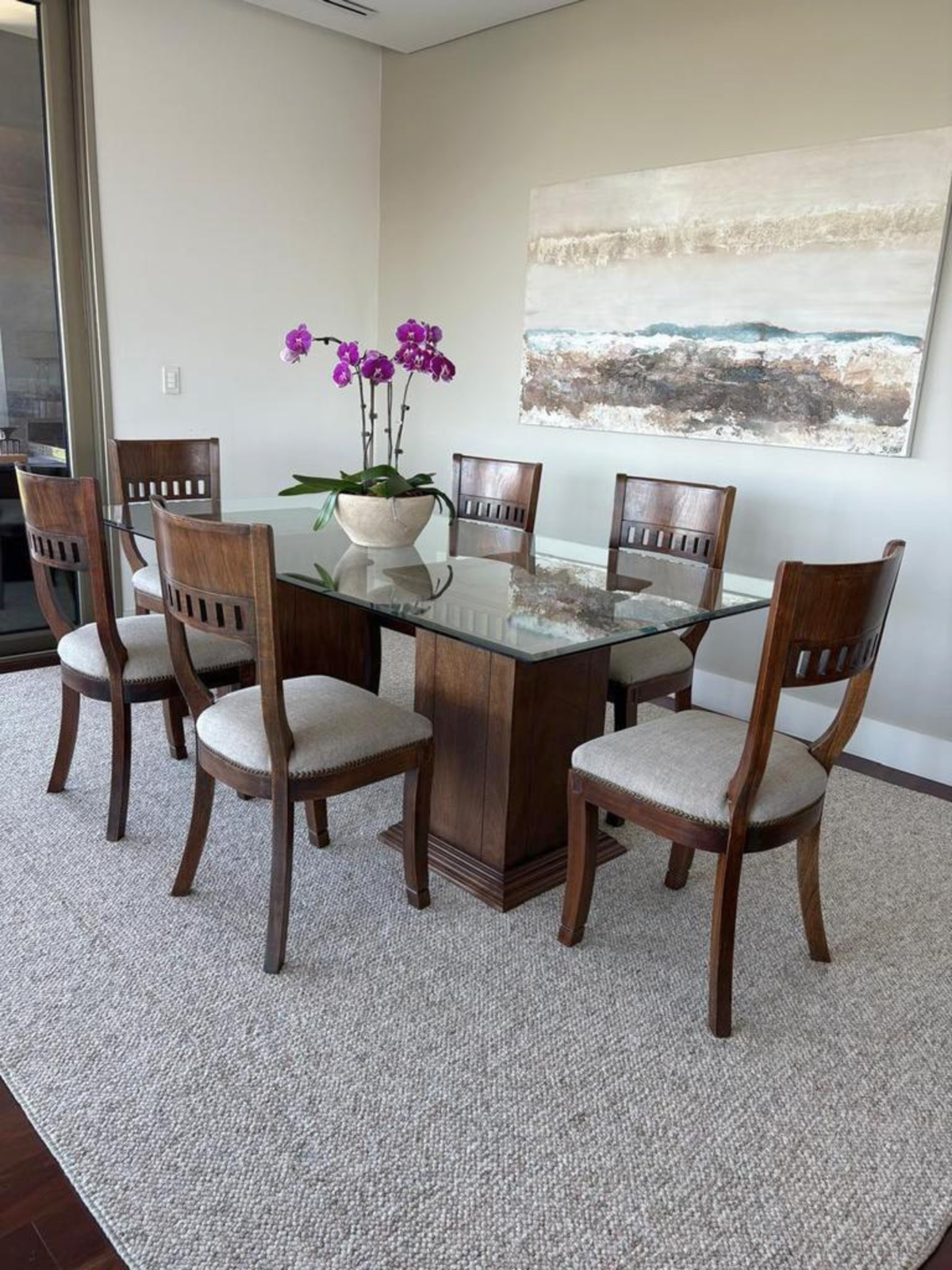 Juego de Comedor Mesa + 8 Sillas