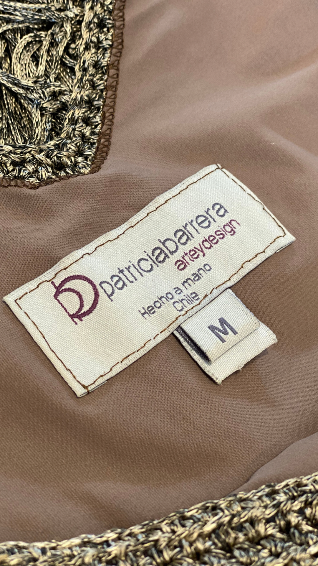 Vestido Largo Tejido Patricia Barrera (M)