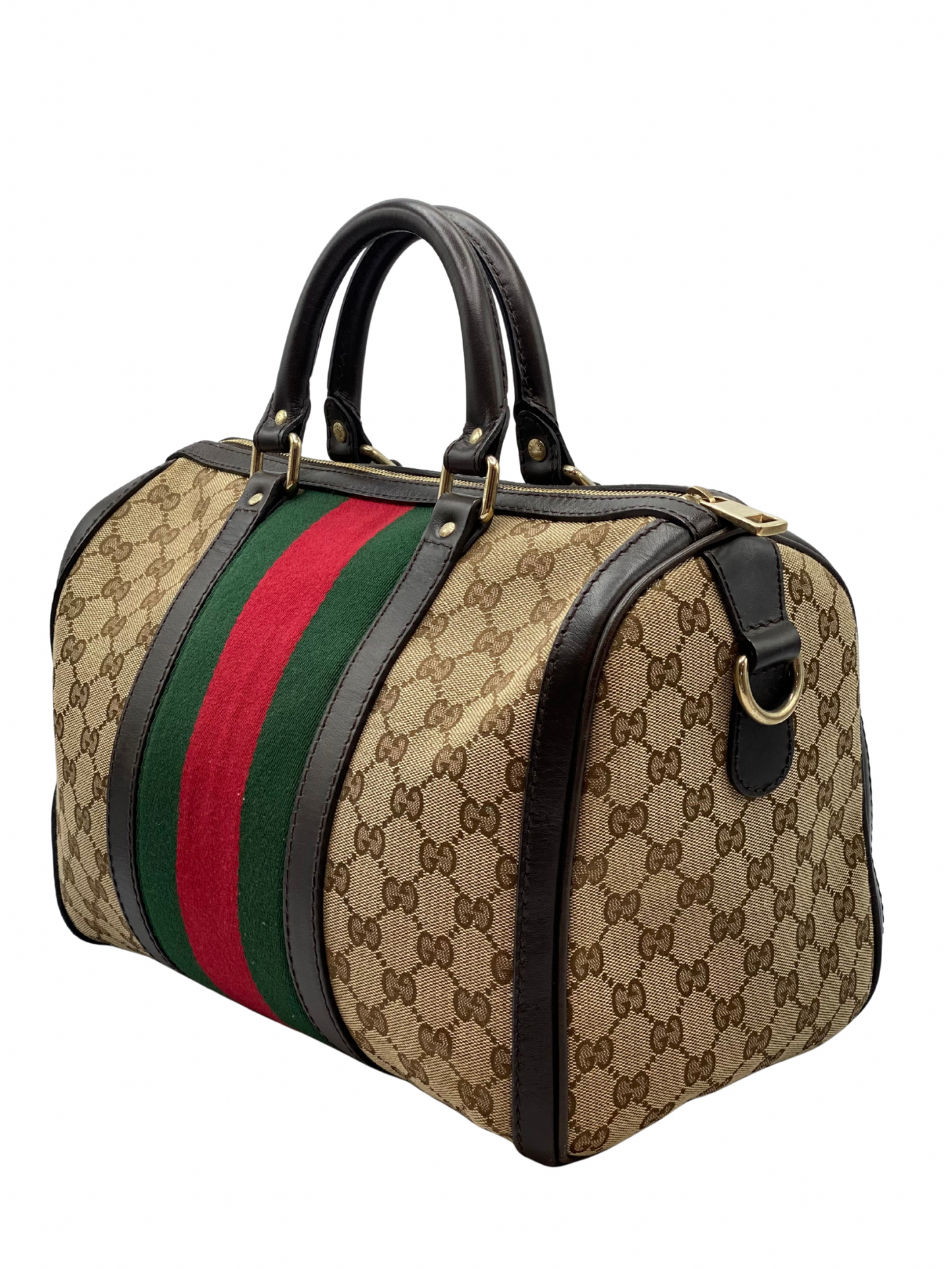 Bolso de Mano Gucci Vintage Boston Ophidia Line