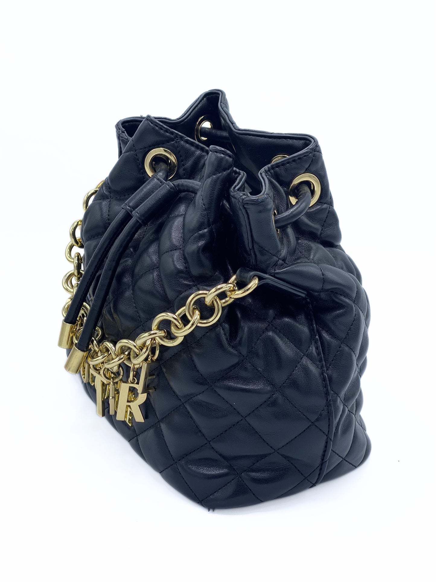 Cartera Versace Couture Charm Bucket Bag