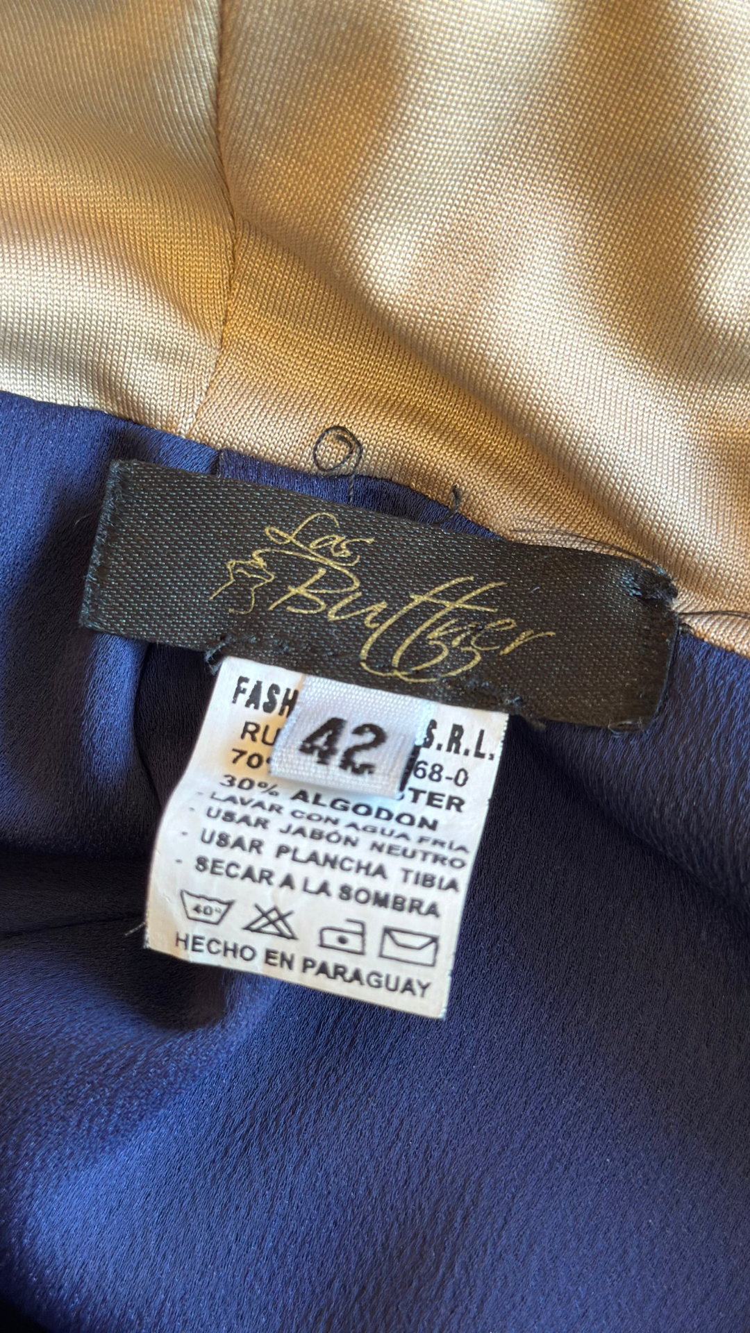 Vestido con Apliques Las Buttner (S)