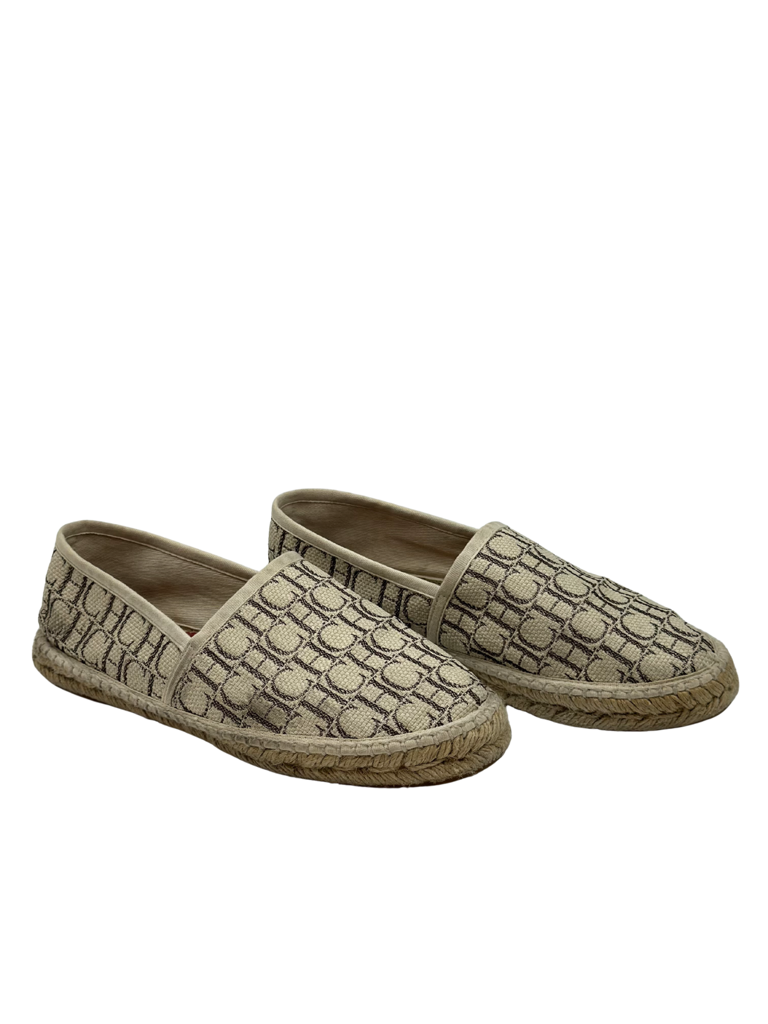 Alpargatas Beige Carolina Herrera Monogram (36)