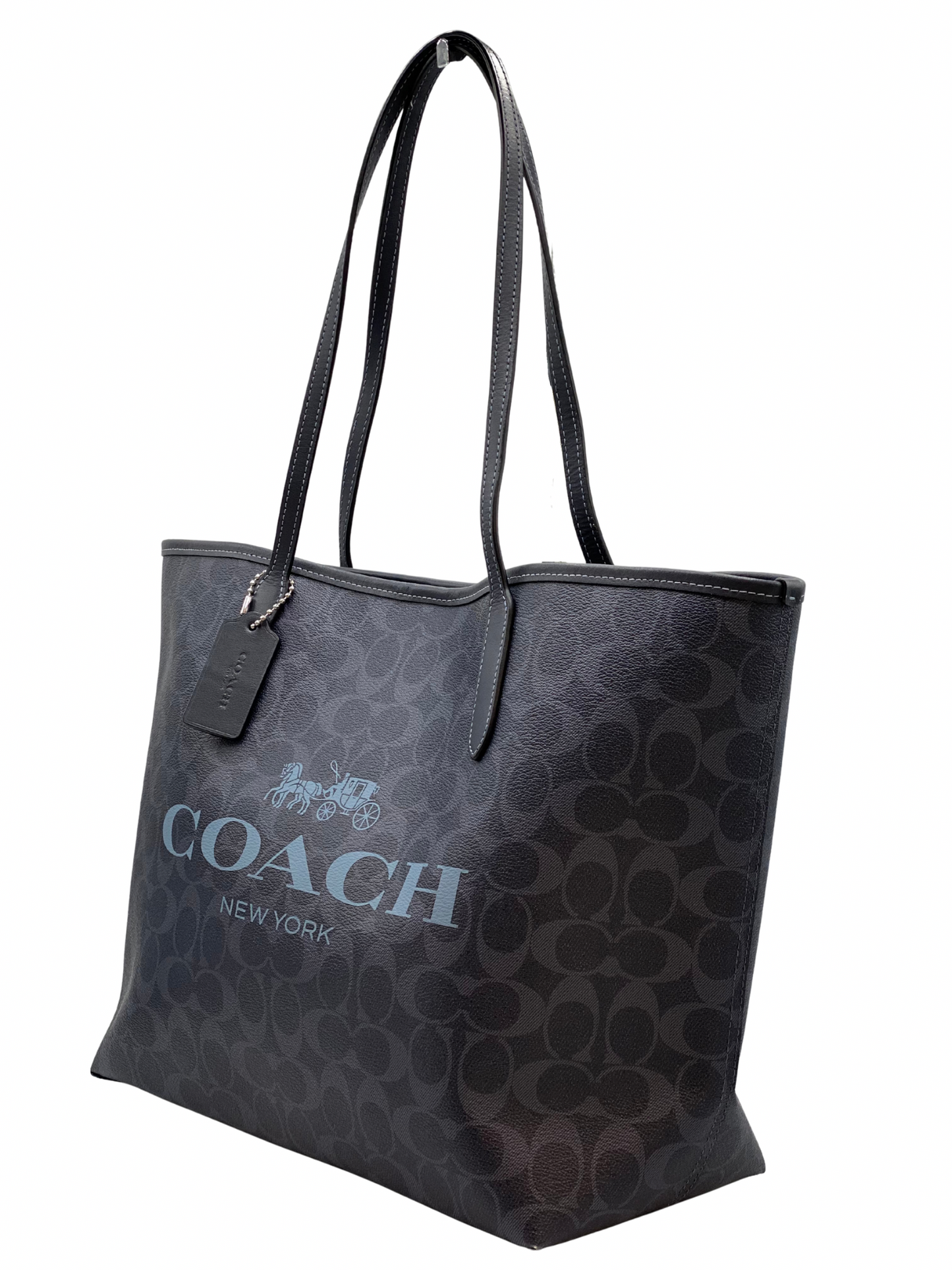 Cartera Azul Coach Tote Bag