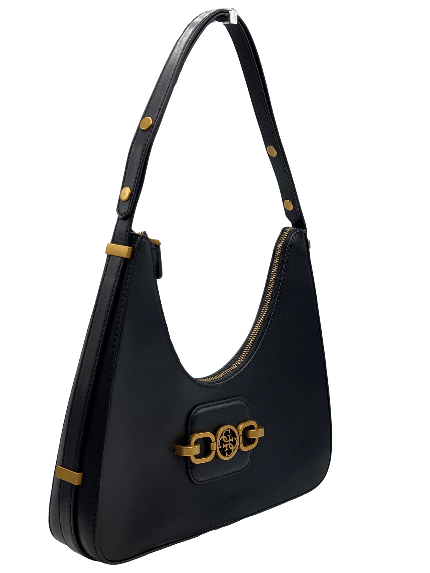 Cartera Negra de Hombro Guess