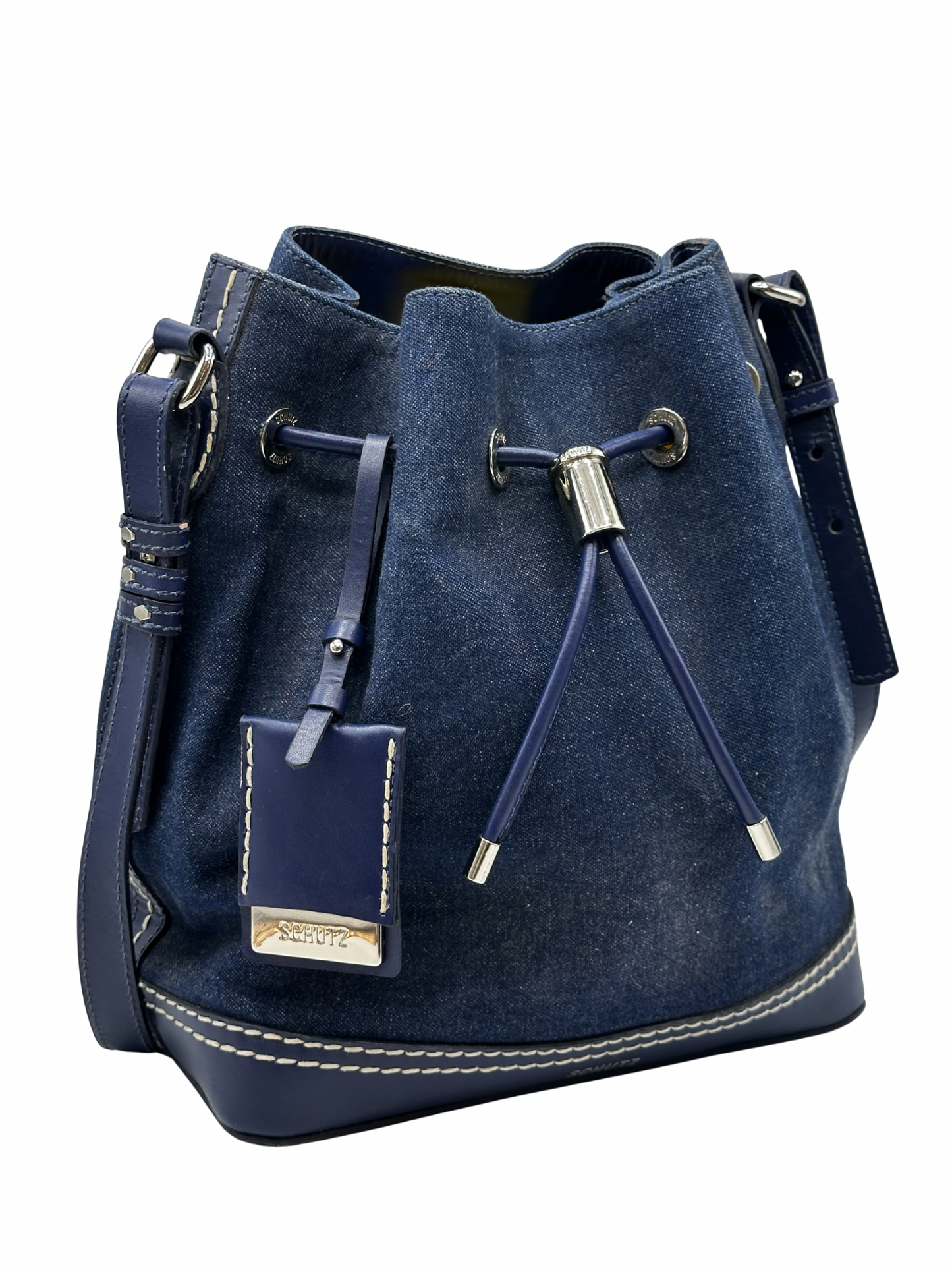 Cartera Azul Schutz Bucket Bag