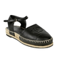 Espadrilles Chanel CC Cap Toe Ankle Strap (41)