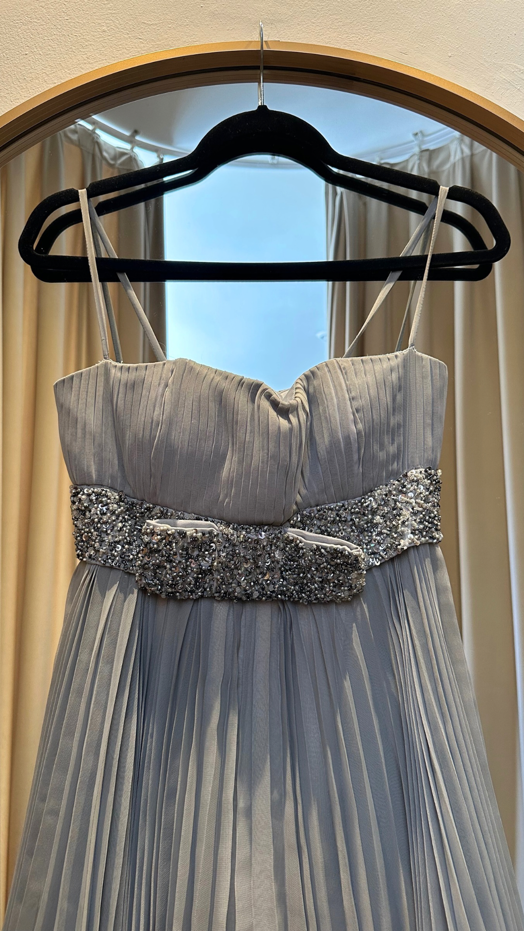 Vestido Largo 3 Tonos Javier Saiach (S)