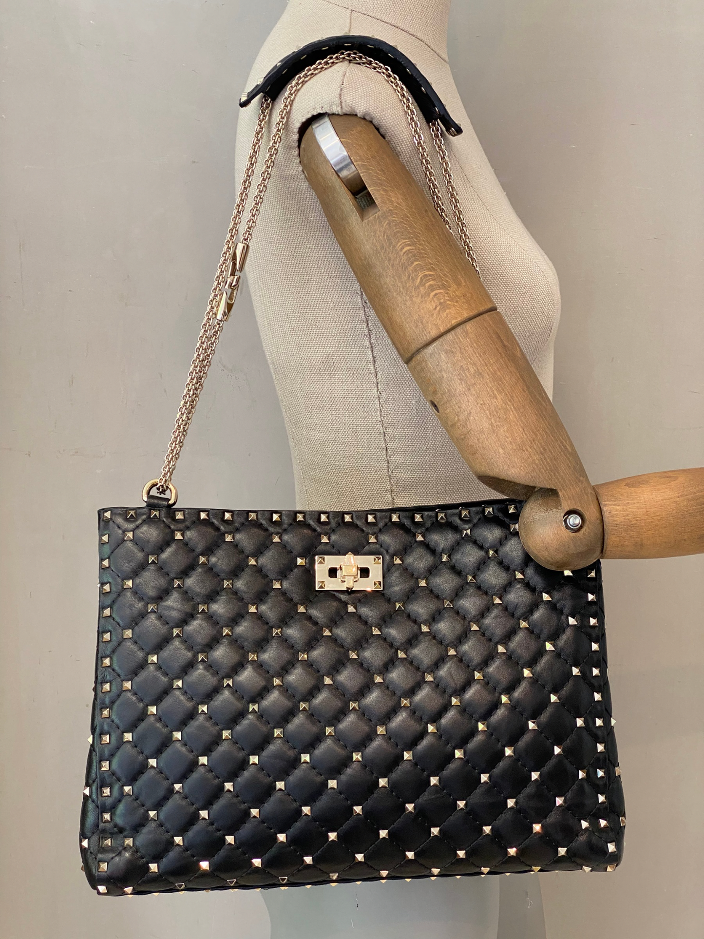 Cartera de Cuero Valentino Garavani Rockstud