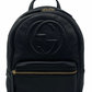 Mochila Negra Gucci Soho Interlocking