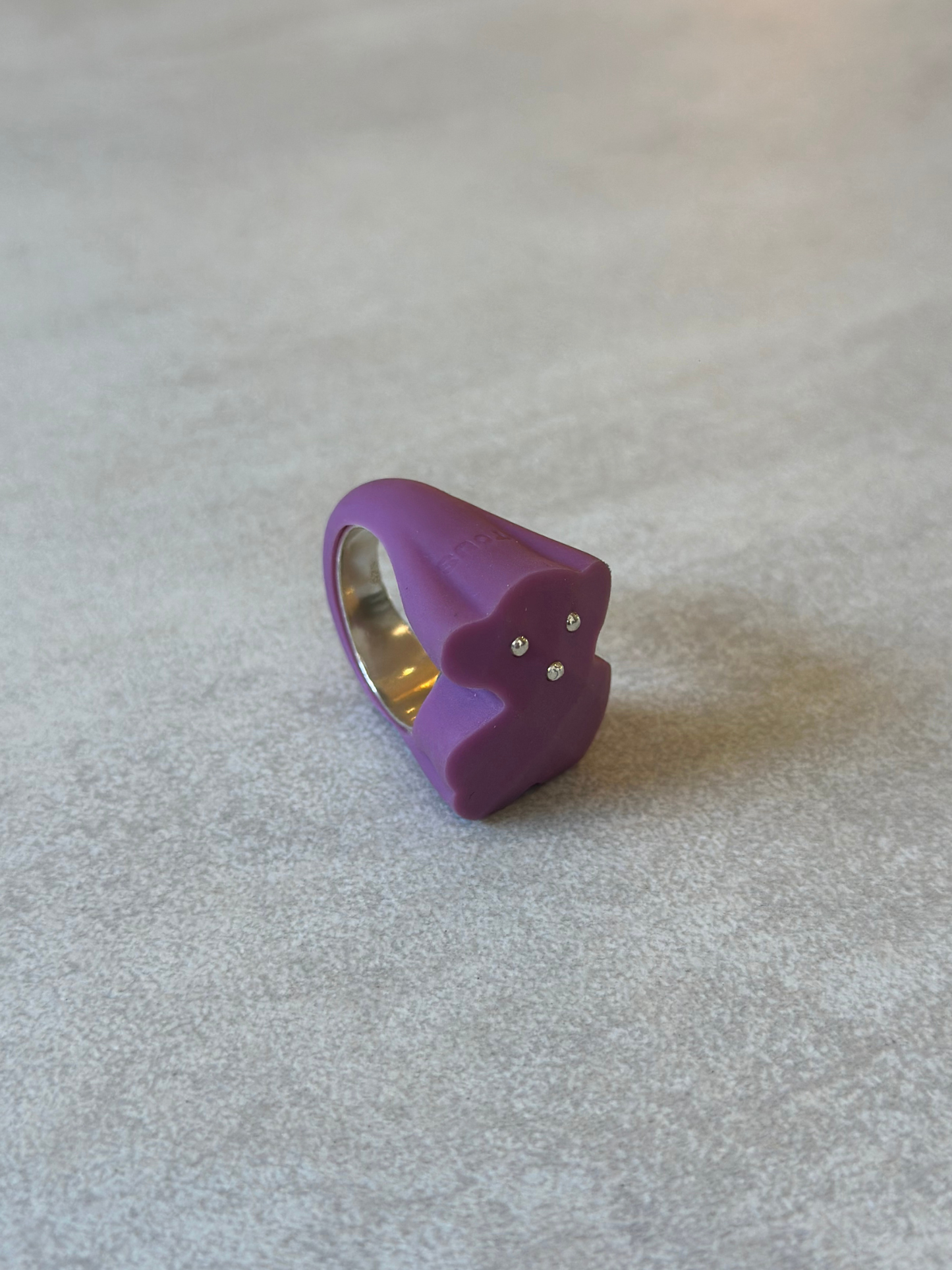 Anillo Morado Tous Bear