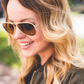 Lente de Sol Ray-Ban aviador amarillo