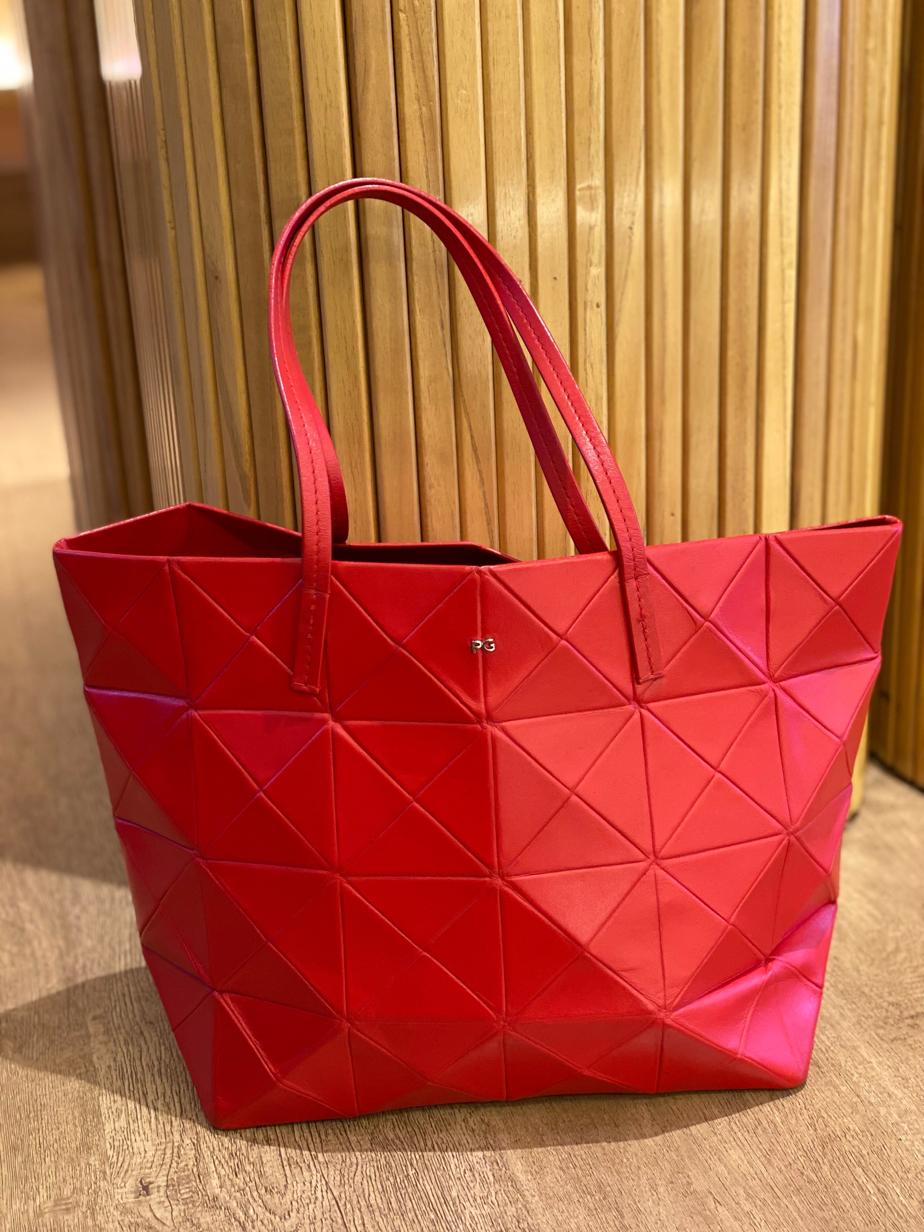 Cartera Purificación García Origami Roja