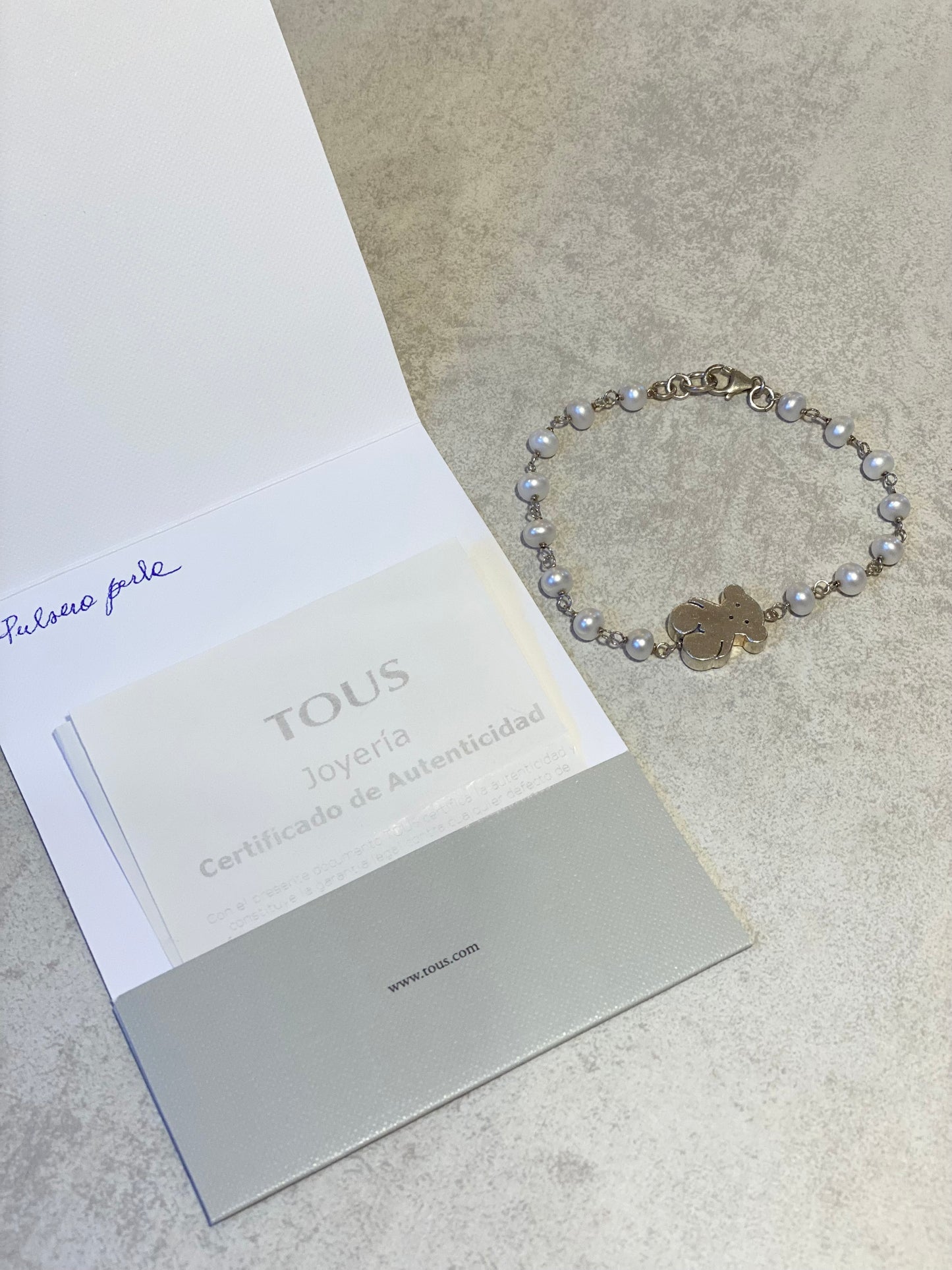 Pulsera Tous Sweet Dolls de Plata con Perlas
