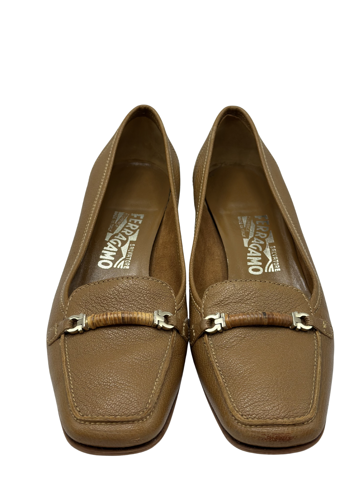 Mocasines de Tacón Salvatore Ferragamo Marrón (8)