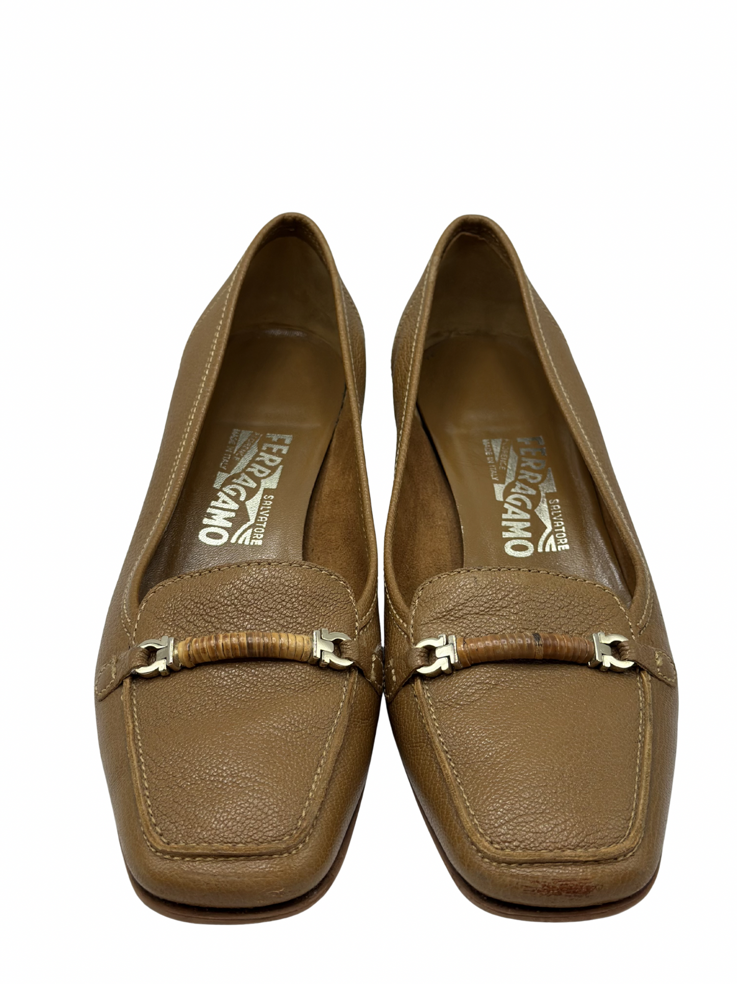 Mocasines de Tacón Salvatore Ferragamo Marrón (8)