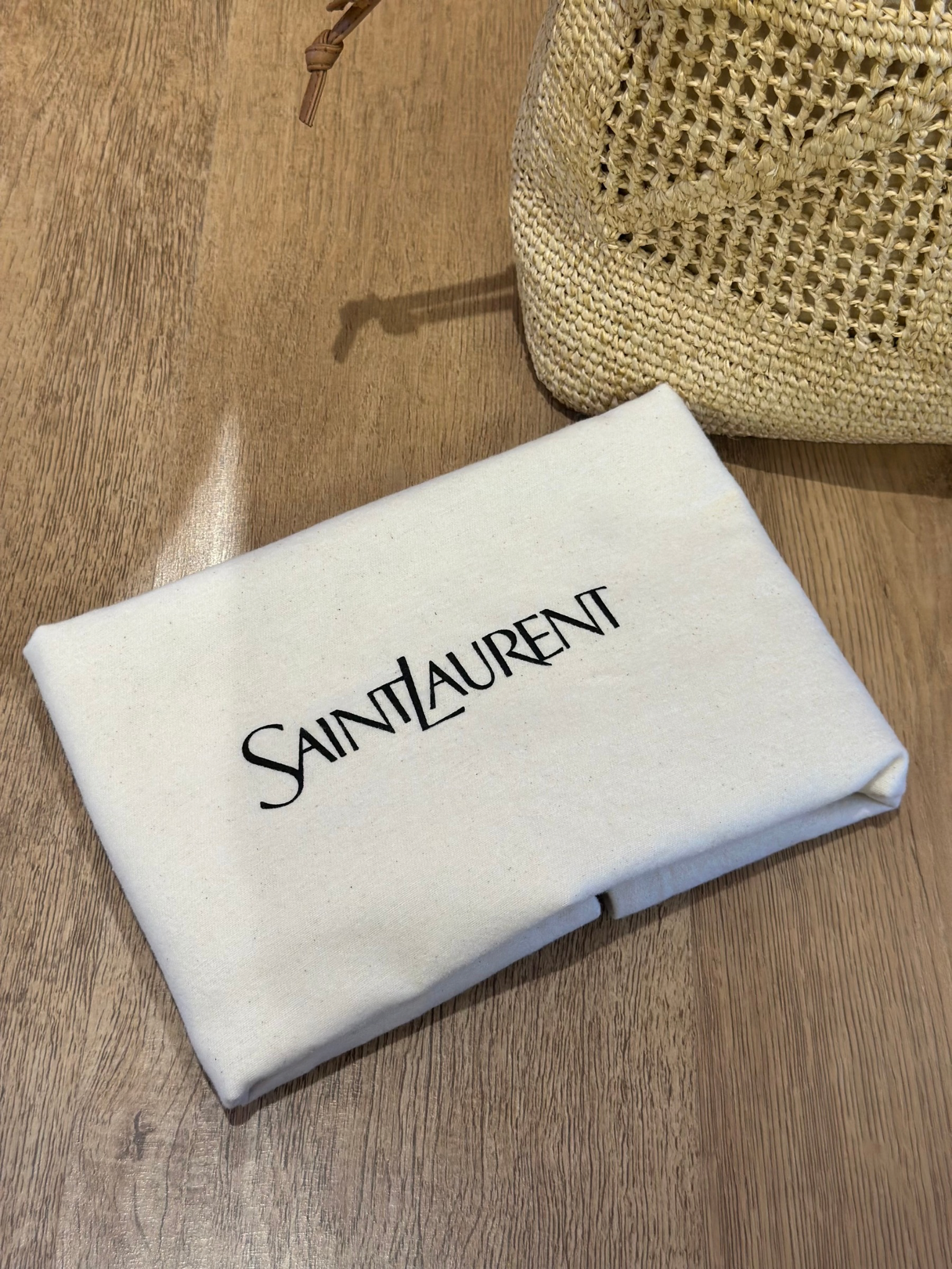 Cartera Saint Laurent Jamie Raffia
