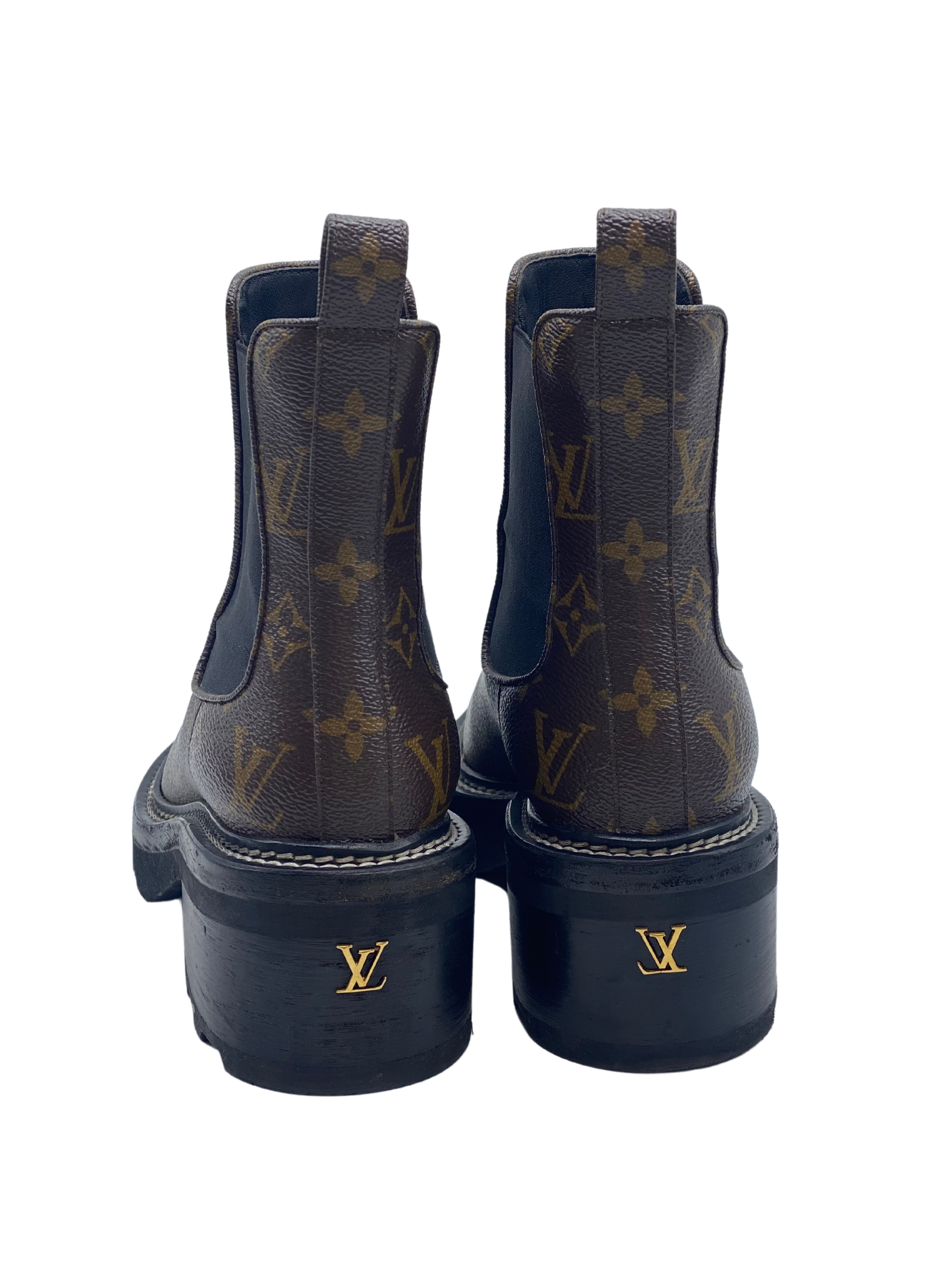 Botas Louis Vuitton Beaubourg Monogram (37)
