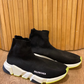 Zapatos Balenciaga Speed Trainer Negro y Amarillo (7 MASC)