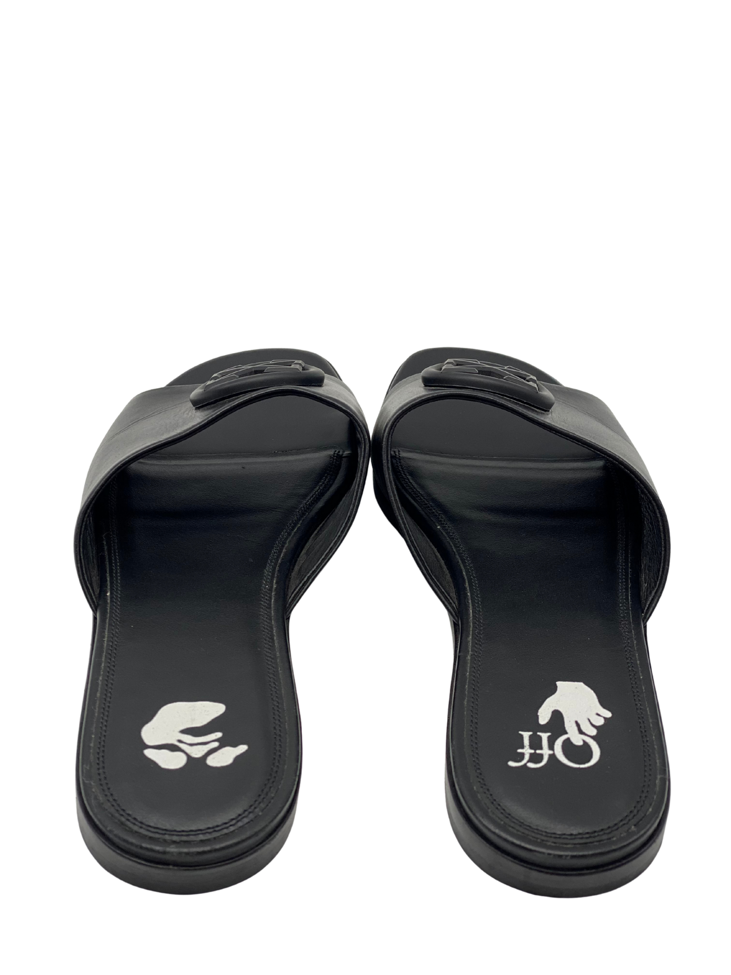 Sandalias Negras Off-White (38)