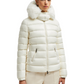 Campera Acolchada Blanca Moncler (Talle S)