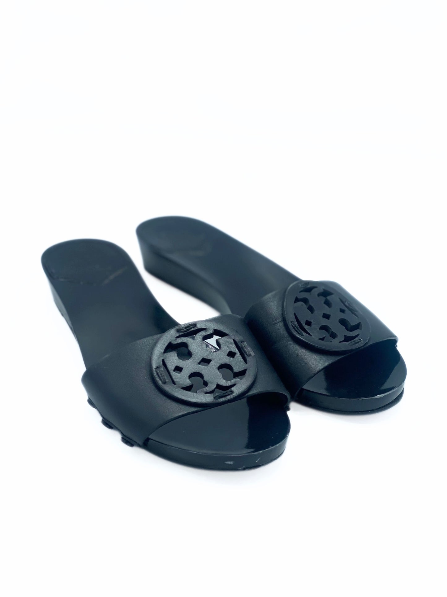 Sandalias Tory Burch Wedge Black(6.5)