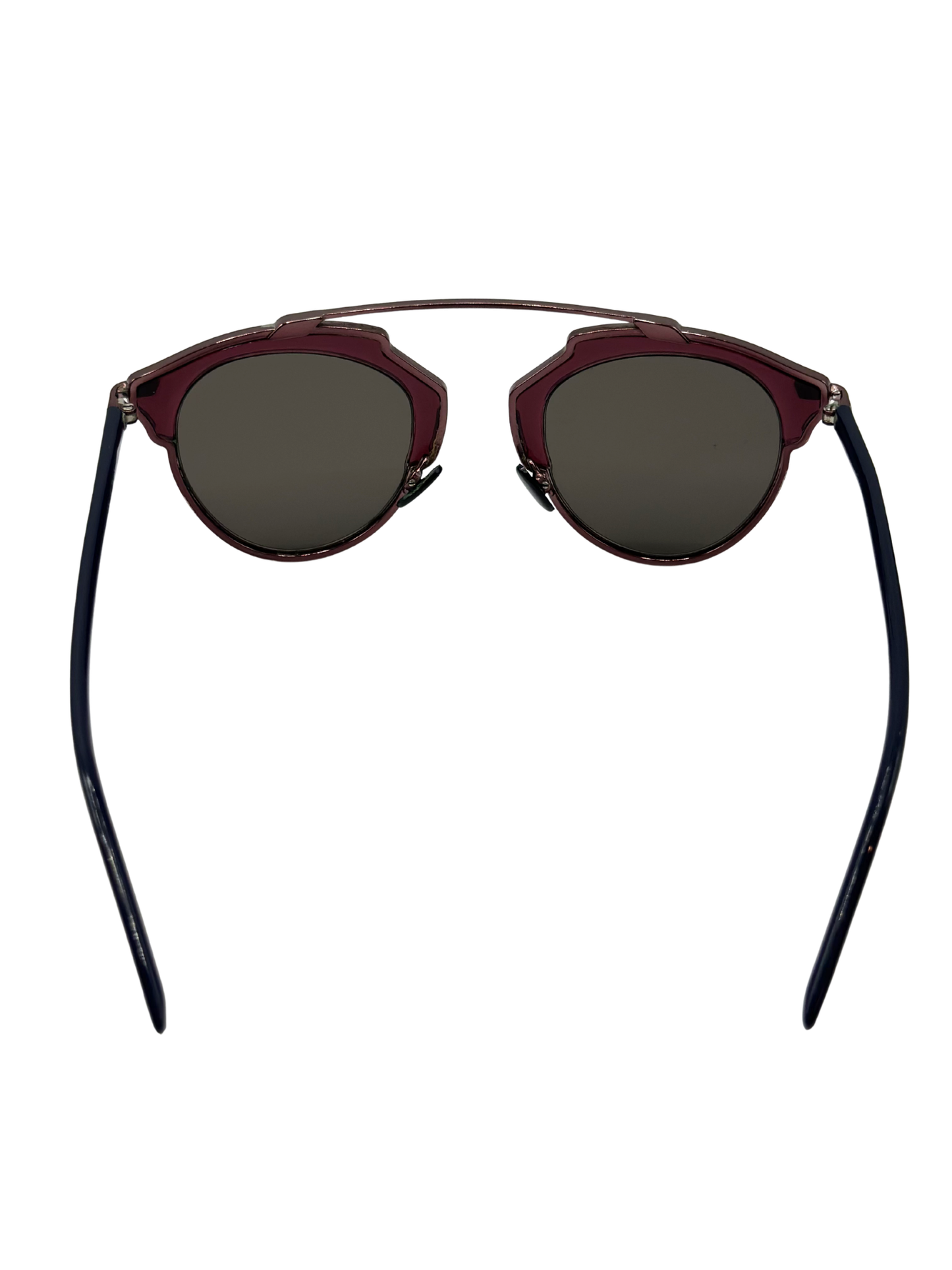 Lente de Sol Dior So Real Burgundy Blue Metal
