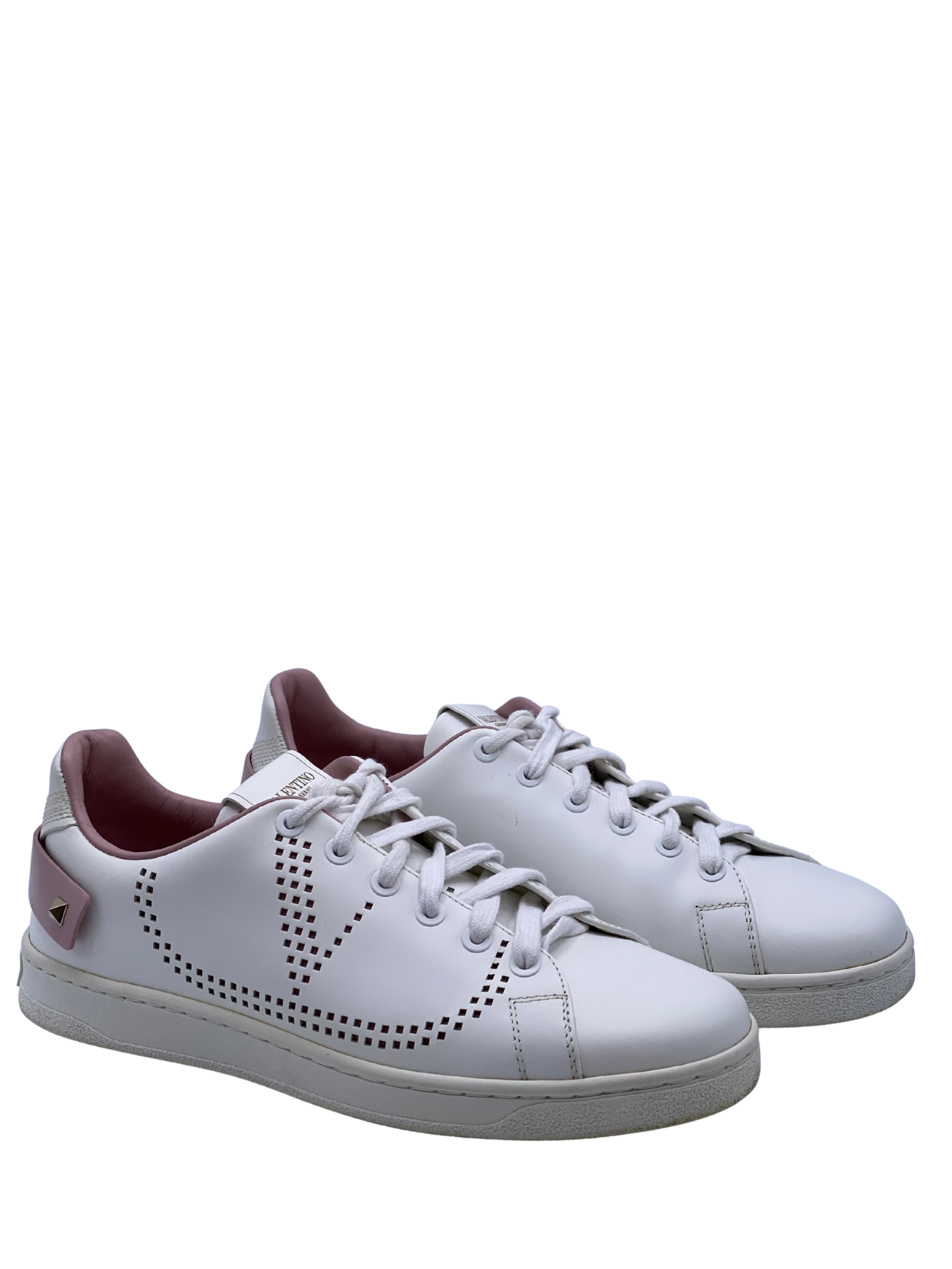 Champion Valentino Garavani Lace Up Spike Shoes (38.5)