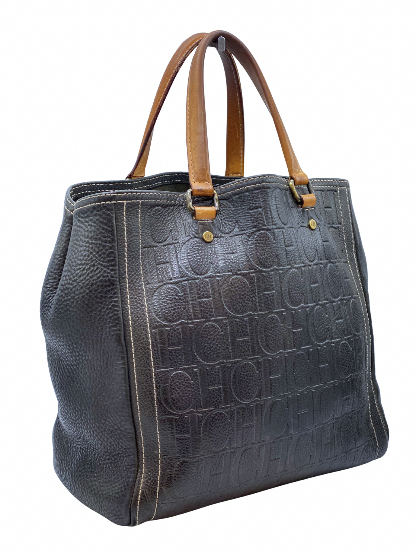 Bolso Negro Carolina Herrera Monogram