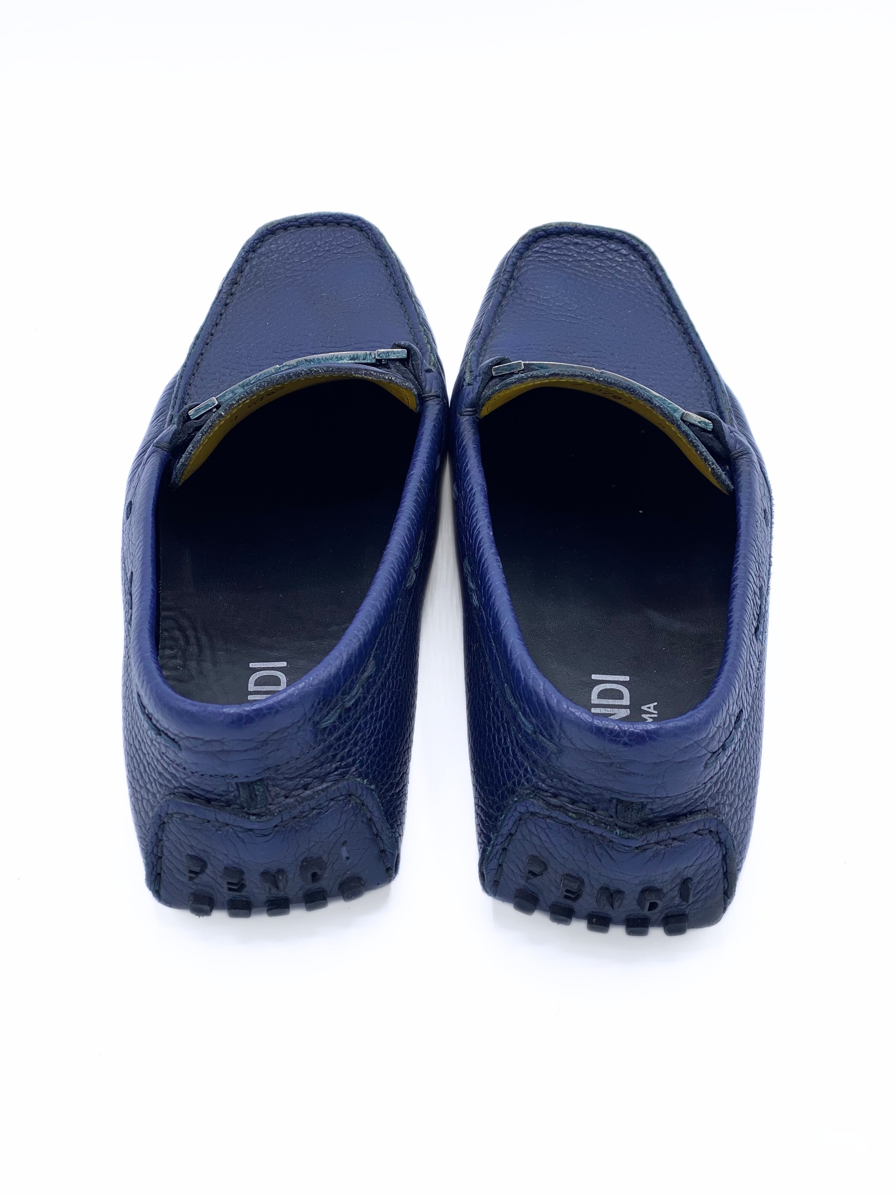 Loafers Fendi Navy (US 42)